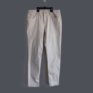 Size 8 - Cleo Petite Jeans - Off White - Straight Leg